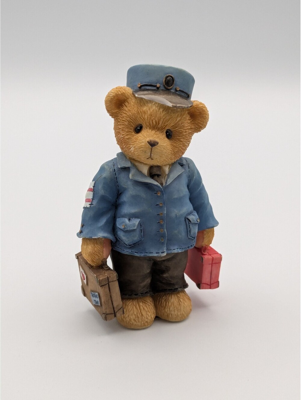 Cherished Teddies Lloyd (CT003) 1997 Symbol of Membership, Train Conductor